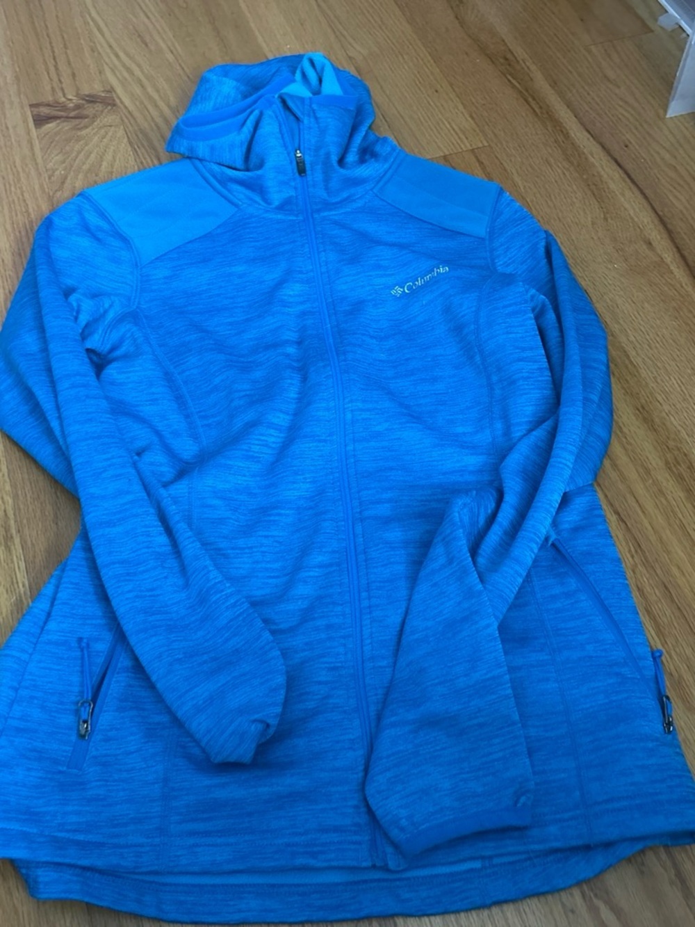 Columbia Women’s Bright Blue Full-Zip Hooded Jacket